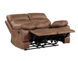 Rudger 3-Piece Manual Motion Set, Brown from Steve Silver - Luna Furniture