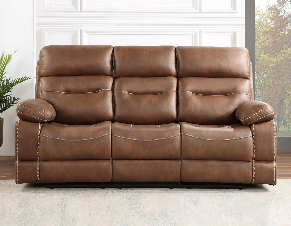 Rudger 3-Piece Manual Motion Set, Brown from Steve Silver - Luna Furniture