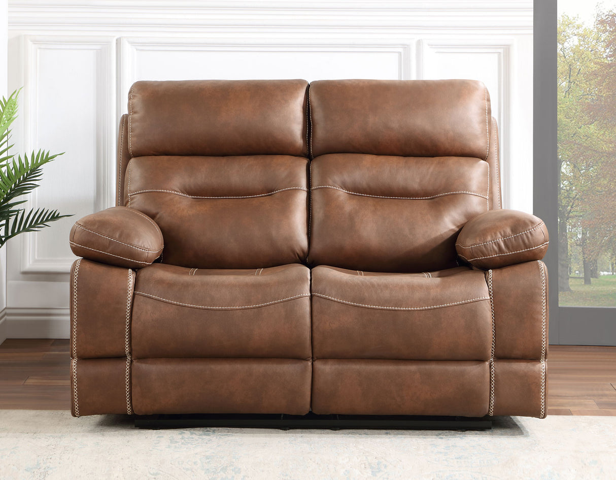 Rudger 3-Piece Manual Motion Set, Brown from Steve Silver - Luna Furniture