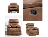 Rudger Manual Recliner, Brown - RUD800CN