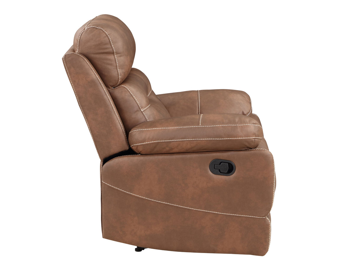 Rudger Manual Recliner, Brown - RUD800CN