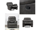 Rudger Manual Recliner, Gray - RUD800CG