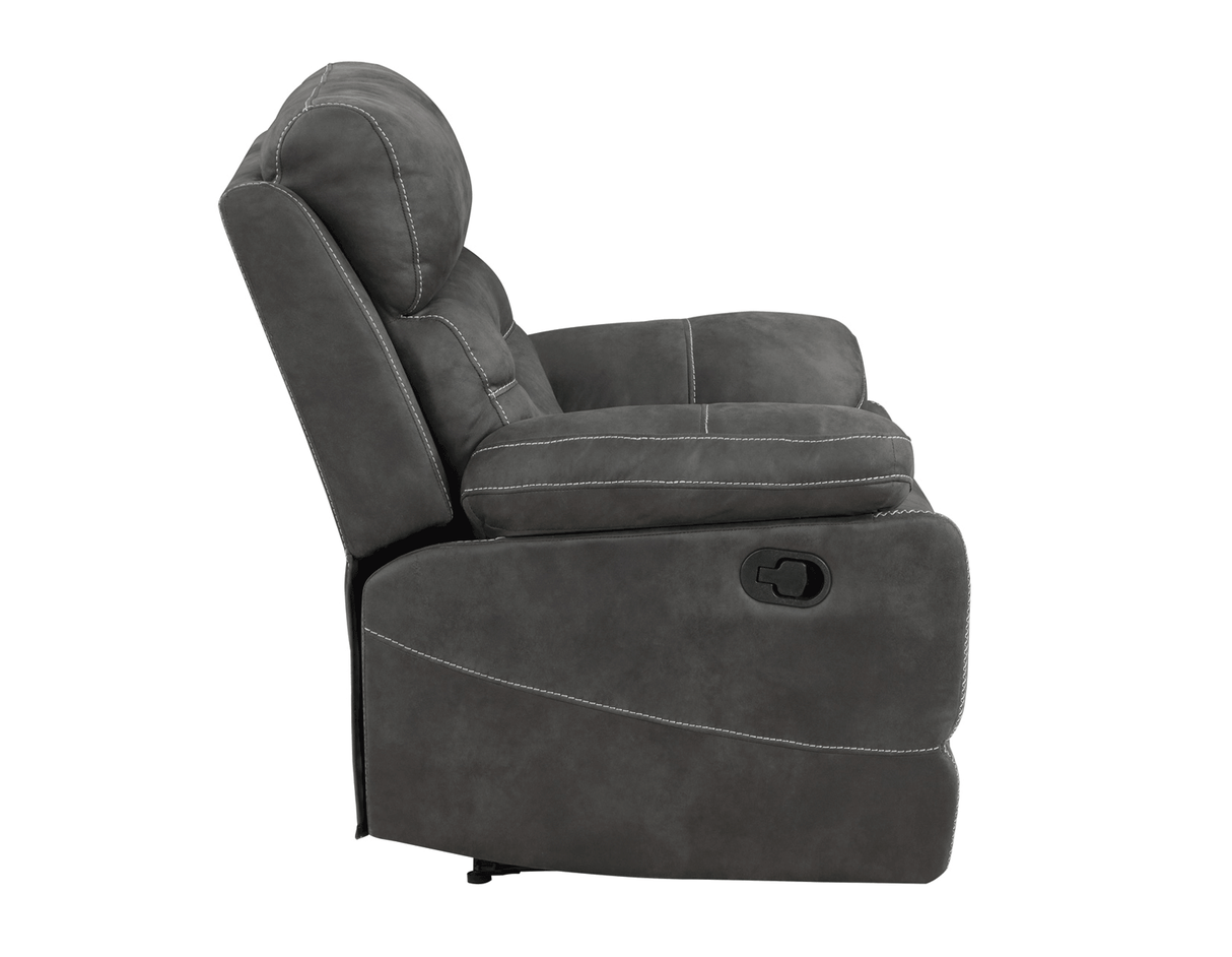 Rudger Manual Recliner, Gray - RUD800CG