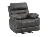 Rudger Manual Recliner, Gray - RUD800CG