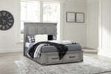 Russelyn Queen Storage Bed with Dresser in Gray from Ashley - Luna Furniture