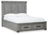 Russelyn Queen Storage Bed with Dresser in Gray from Ashley - Luna Furniture