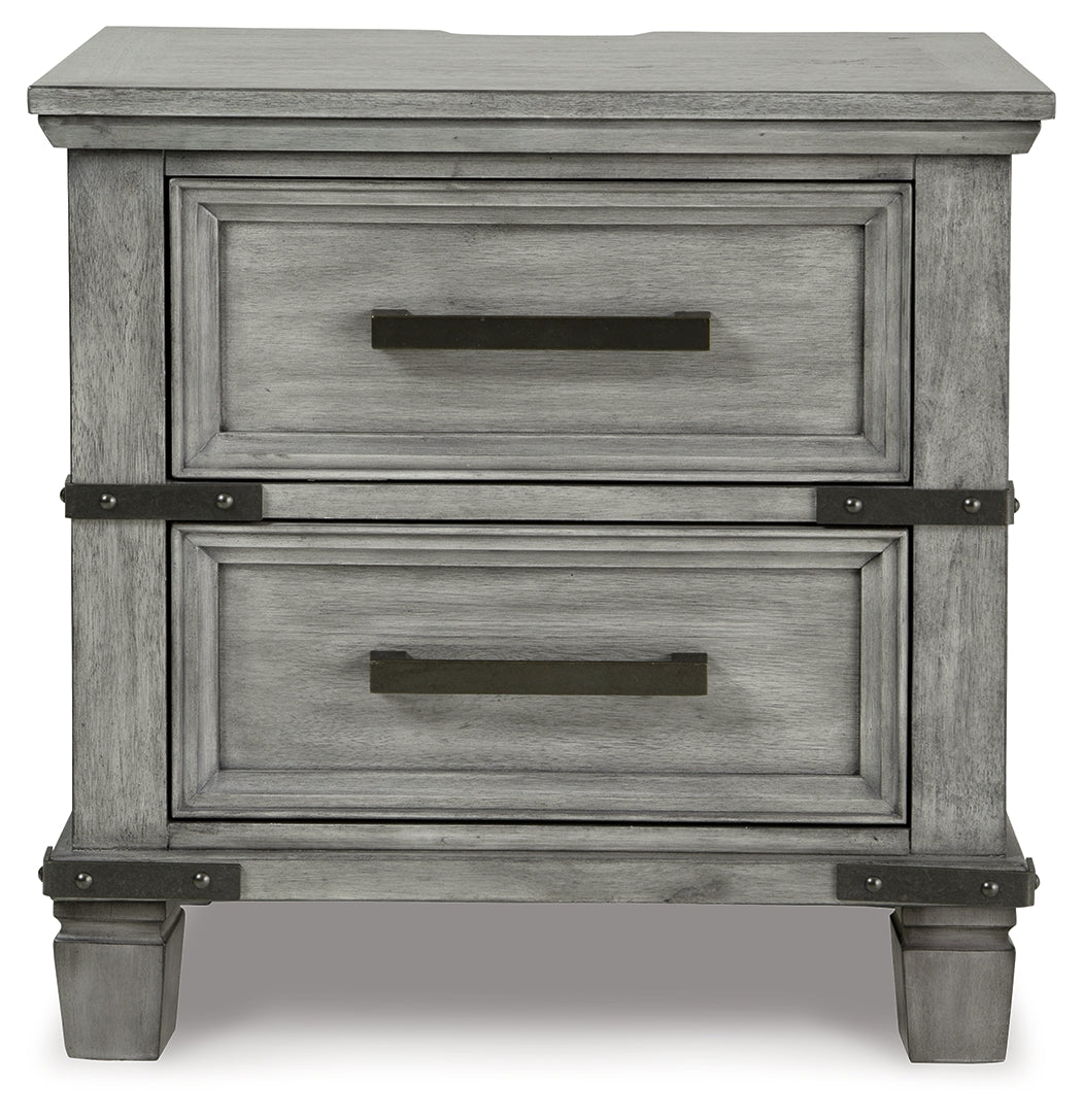 Russelyn Queen Storage Bed with Mirrored Dresser, Chest and 2 Nightstands in Gray from Ashley - Luna Furniture