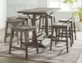 Ryan 5 Piece Counter Set(Counter Table & 4 Counter Stools) from Steve Silver - Luna Furniture