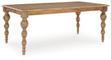 Rybergston Light Brown Dining Table - D601-25