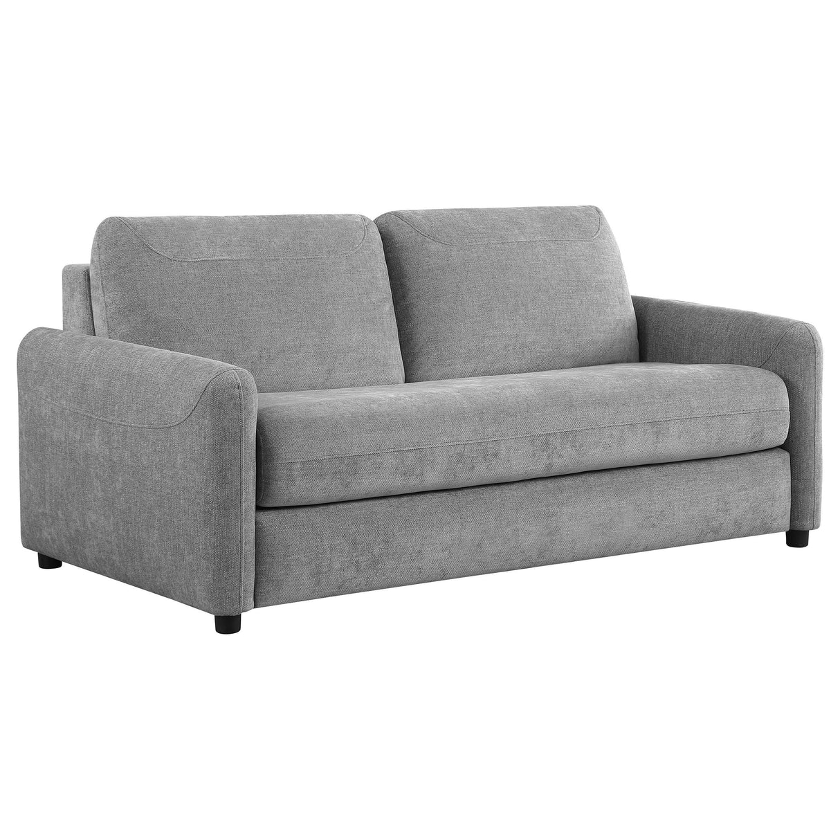 Rylie Upholstered Sofa Sleeper with Queen Mattress Grey from Coaster - Luna Furniture