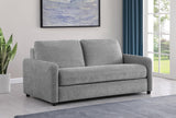 Rylie Upholstered Sofa Sleeper with Queen Mattress Grey from Coaster - Luna Furniture