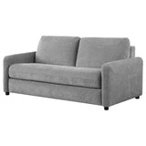 Rylie Upholstered Sofa Sleeper with Queen Mattress Grey from Coaster - Luna Furniture