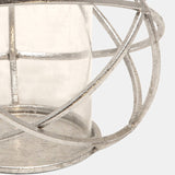 S/2 6" Orb Candle Holder , Silver from Sagebrook Home - Luna Furniture