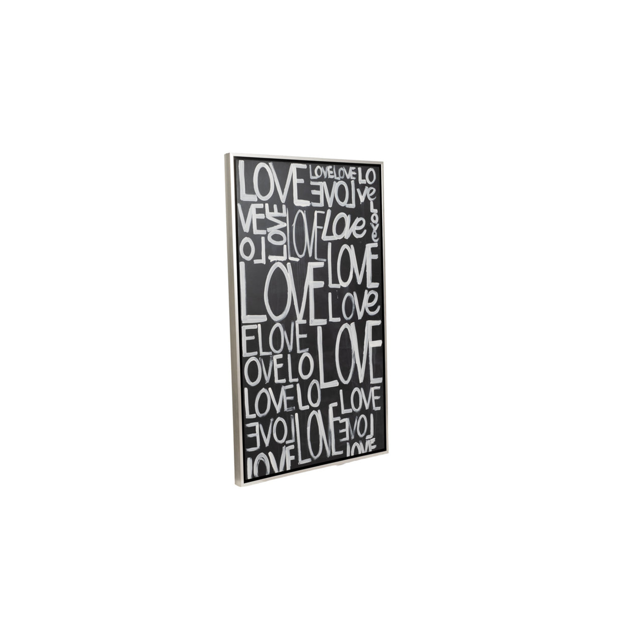 S/2 71x59 Hand Painted Love Scribble, Black/white from Sagebrook Home - Luna Furniture