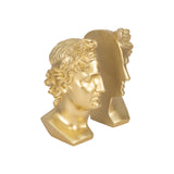 S/2 Resin, 9" Greek Goddess Bookends, Gold from Sagebrook Home - Luna Furniture