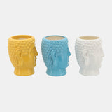 S/3 Buddha Citronella Candle, 8.5" Multi 40oz from Sagebrook Home - Luna Furniture