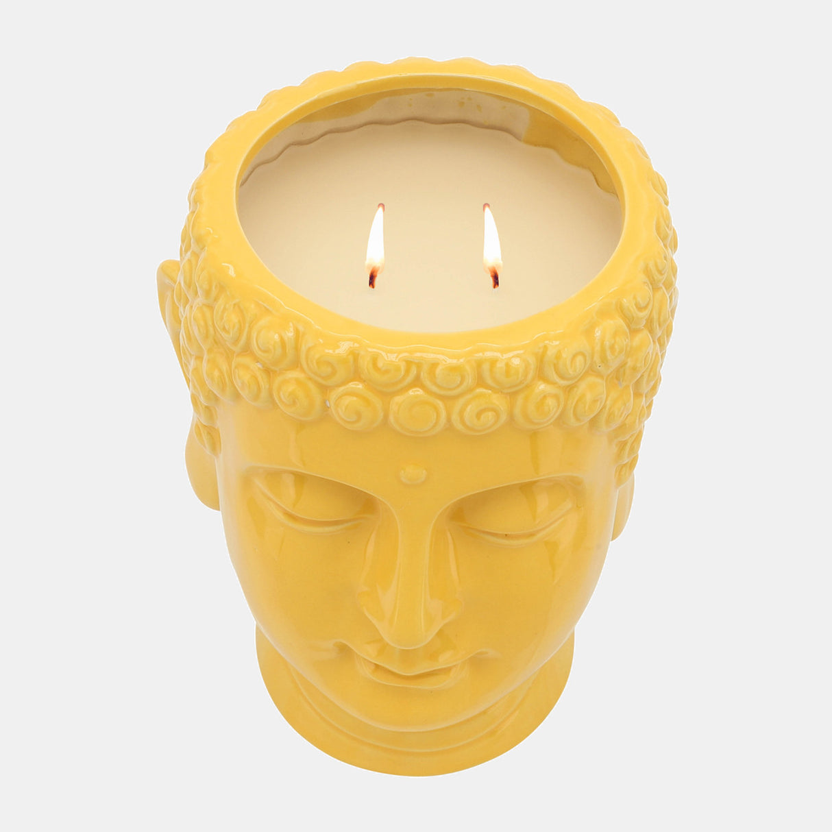 S/3 Buddha Citronella Candle, 8.5" Multi 40oz from Sagebrook Home - Luna Furniture