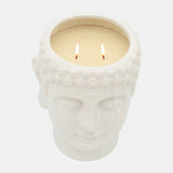 S/3 Buddha Citronella Candle, 8.5" Multi 40oz from Sagebrook Home - Luna Furniture