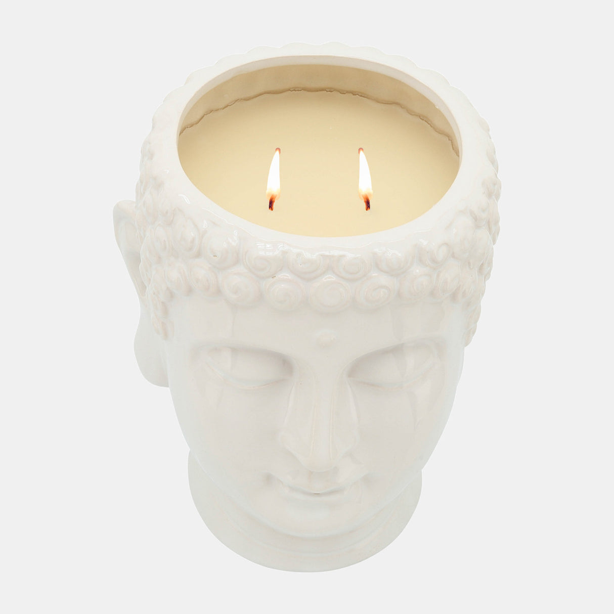 S/3 Buddha Citronella Candle, 8.5" Multi 40oz from Sagebrook Home - Luna Furniture