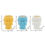 S/3 Buddha Citronella Candle, 8.5" Multi 40oz from Sagebrook Home - Luna Furniture