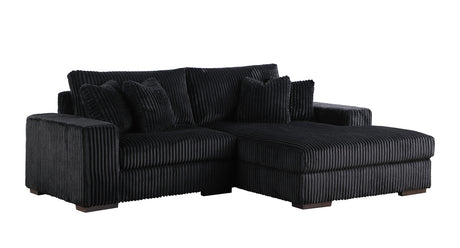 S859 Comfy 2pcs (Black) 2pcs Sectional from New Era Innovations - Luna Furniture