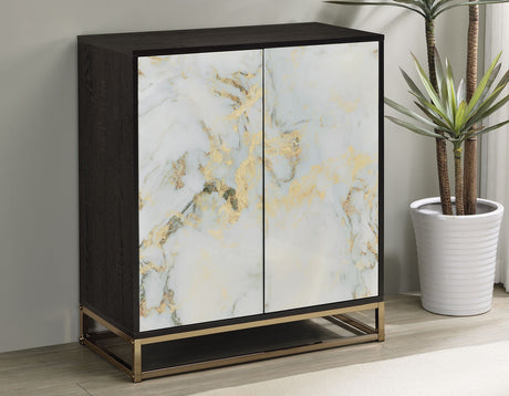 Salvador 2-Door Cabinet with Faux-Marble Doors - SV200SV