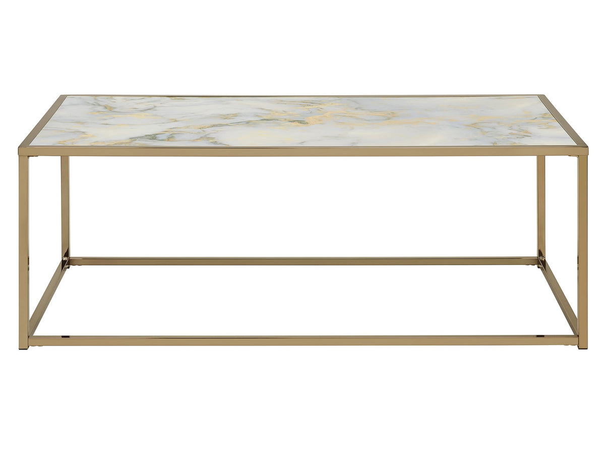 Salvador 3-Piece Faux-Marble Table Set - SET | SV200C | SV200E(2)