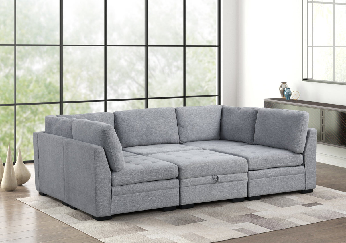 Sam Gray 6-Piece Modular Sectional from Happy Homes - Luna Furniture