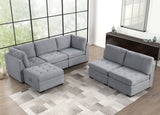 Sam Gray 6-Piece Modular Sectional from Happy Homes - Luna Furniture