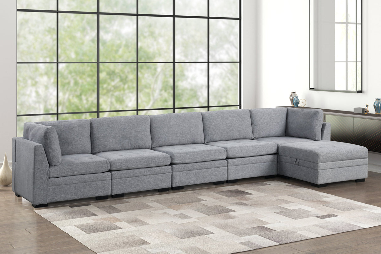 Sam Gray 6-Piece Modular Sectional from Happy Homes - Luna Furniture