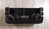 Santana Black Velvet Sofa & Loveseat  [ETA: 5/16] - SANTANABLACK-SL