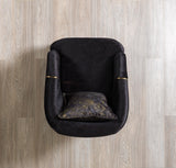 Santana Black Velvet Sofa & Loveseat  [ETA: 5/16] - SANTANABLACK-SL