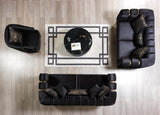 Santana Black Velvet Sofa & Loveseat  [ETA: 5/16] - SANTANABLACK-SL