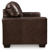 Santorine Dark Brown Loveseat from Ashley - Luna Furniture