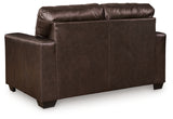 Santorine Dark Brown Loveseat from Ashley - Luna Furniture