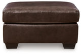 Santorine Dark Brown Ottoman - 2170614