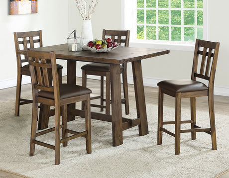 Saranac 5-Pack Counter(Table & 4 Counter Chairs) from Steve Silver - Luna Furniture