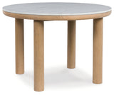 Sawdyn Light Brown Dining Table - D427-15 - Luna Furniture