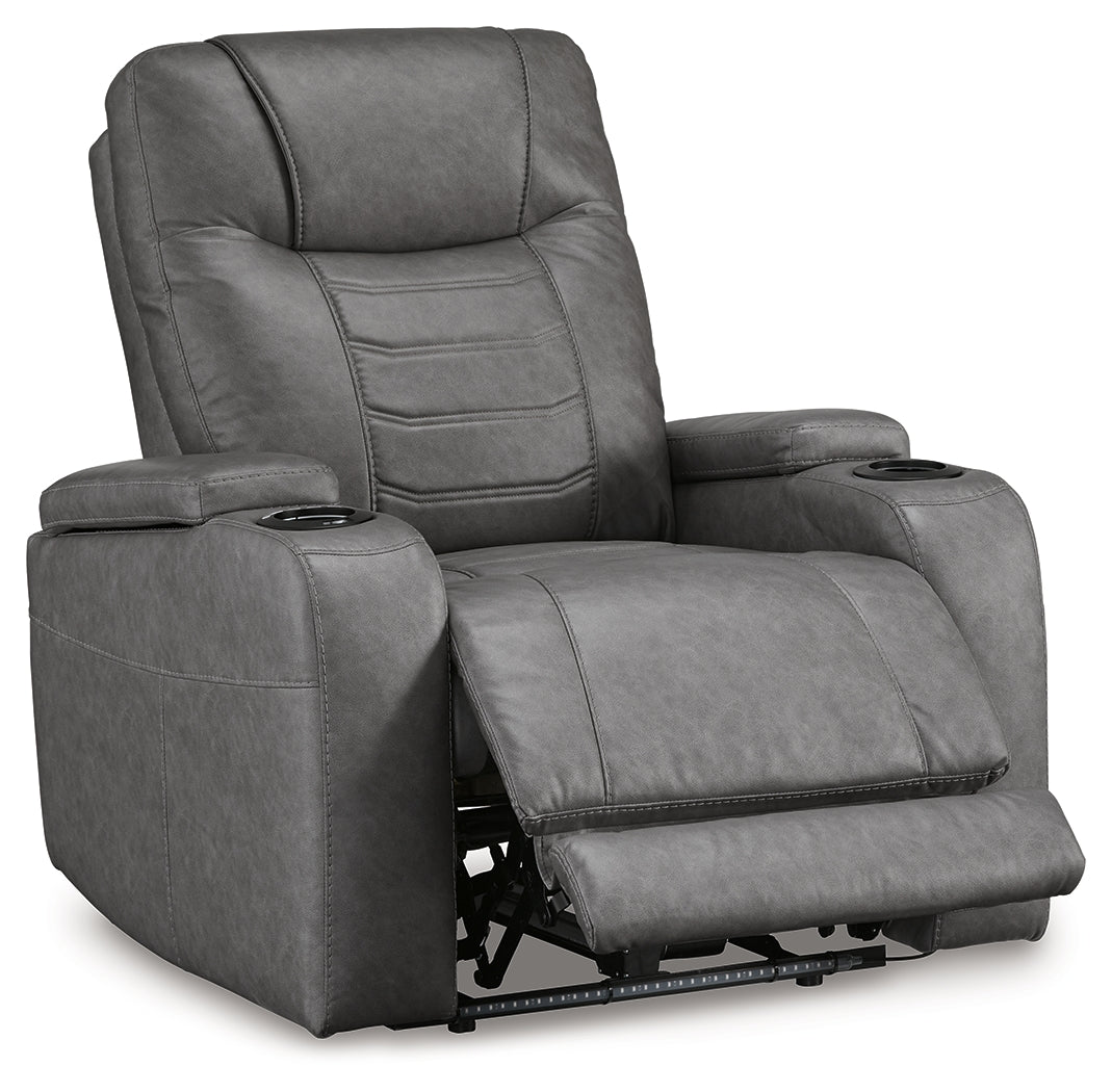 Schooner Rocks Slate Power Recliner - 1610213