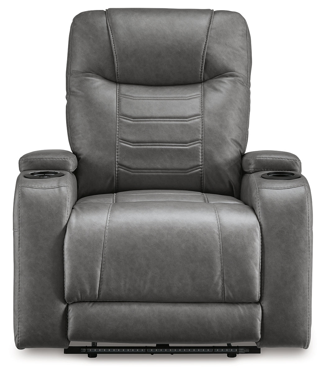 Schooner Rocks Slate Power Recliner - 1610213