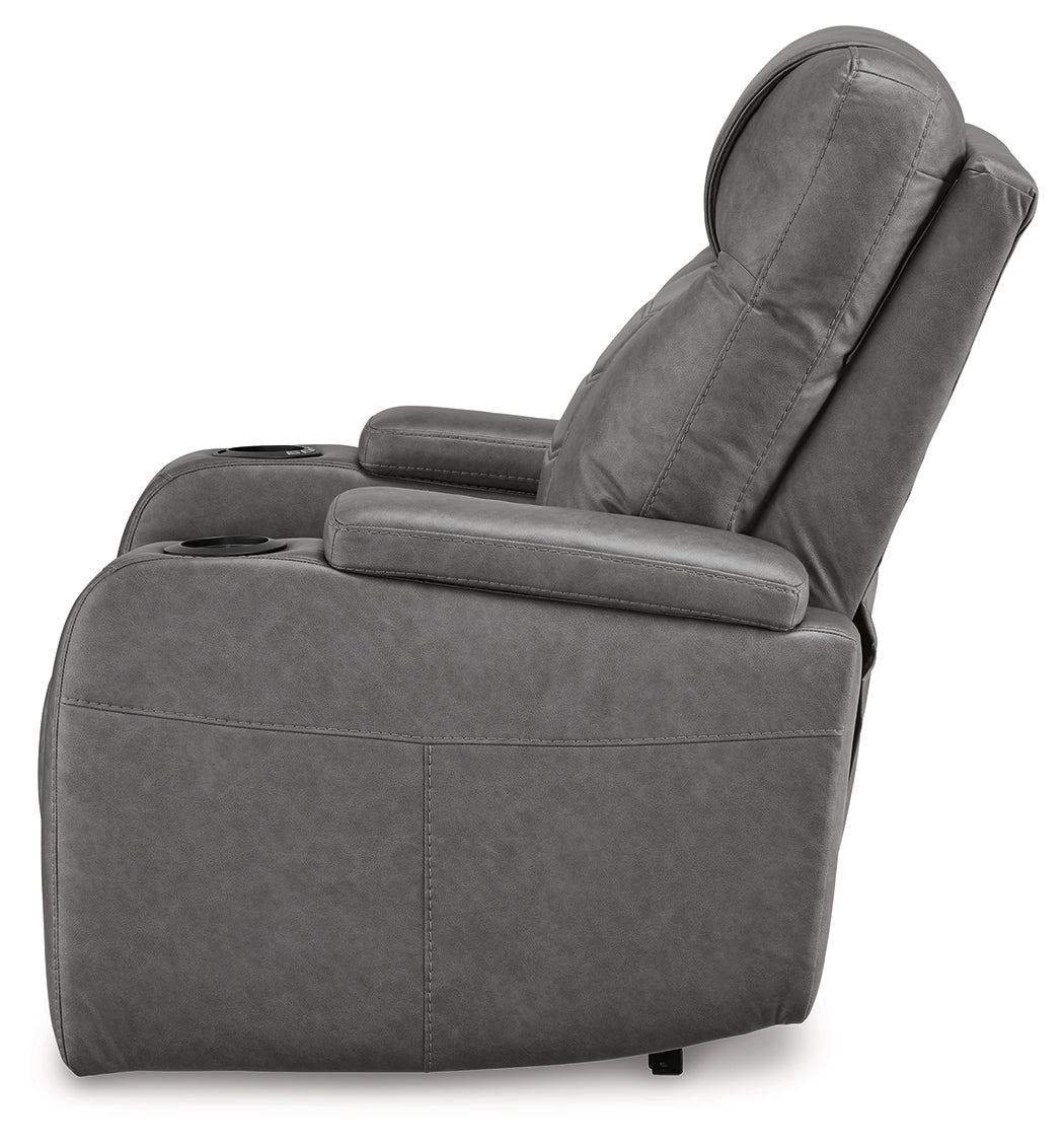 Schooner Rocks Slate Power Recliner - 1610213