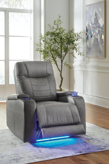 Schooner Rocks Slate Power Recliner - 1610213