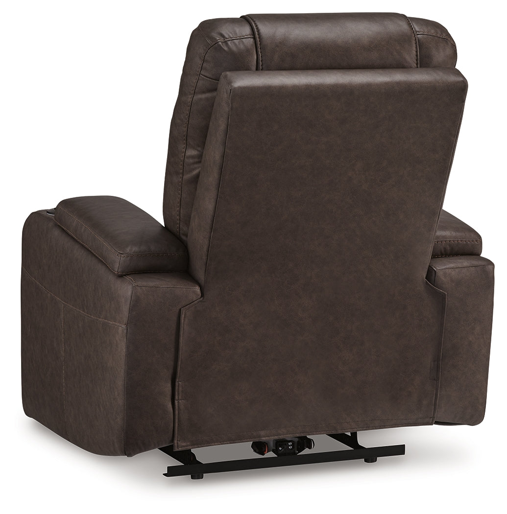 Schooner Rocks Umber Power Recliner - 1610413