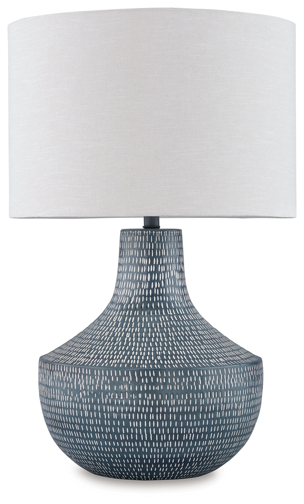 Schylarmont 2-Piece Table Lamp Set in Antique Gray/White - PKG019346