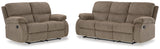 Scranto Sofa and Loveseat in Oak - PKG015499