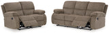 Scranto Sofa and Loveseat in Oak - PKG015499