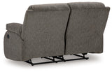 Scranto Sofa, Loveseat and Recliner in Brindle - PKG015498