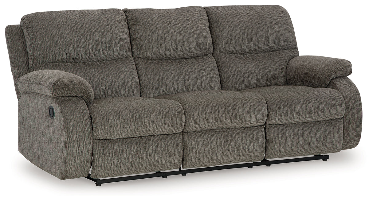 Scranto Sofa, Loveseat and Recliner in Brindle - PKG015498