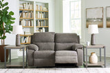 Scranto Sofa, Loveseat and Recliner in Brindle - PKG015498