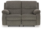 Scranto Sofa, Loveseat and Recliner in Brindle - PKG015498